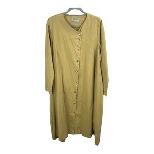 Eleven Stitch Design Long Sleeve Lagenlook Midi Maxi Dress Size Large